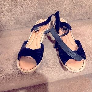 Born. Wedges. Brand new. Never worn.